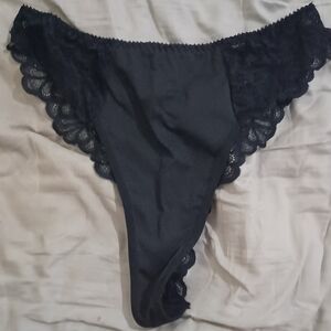 Lace Brazilian style panties size large